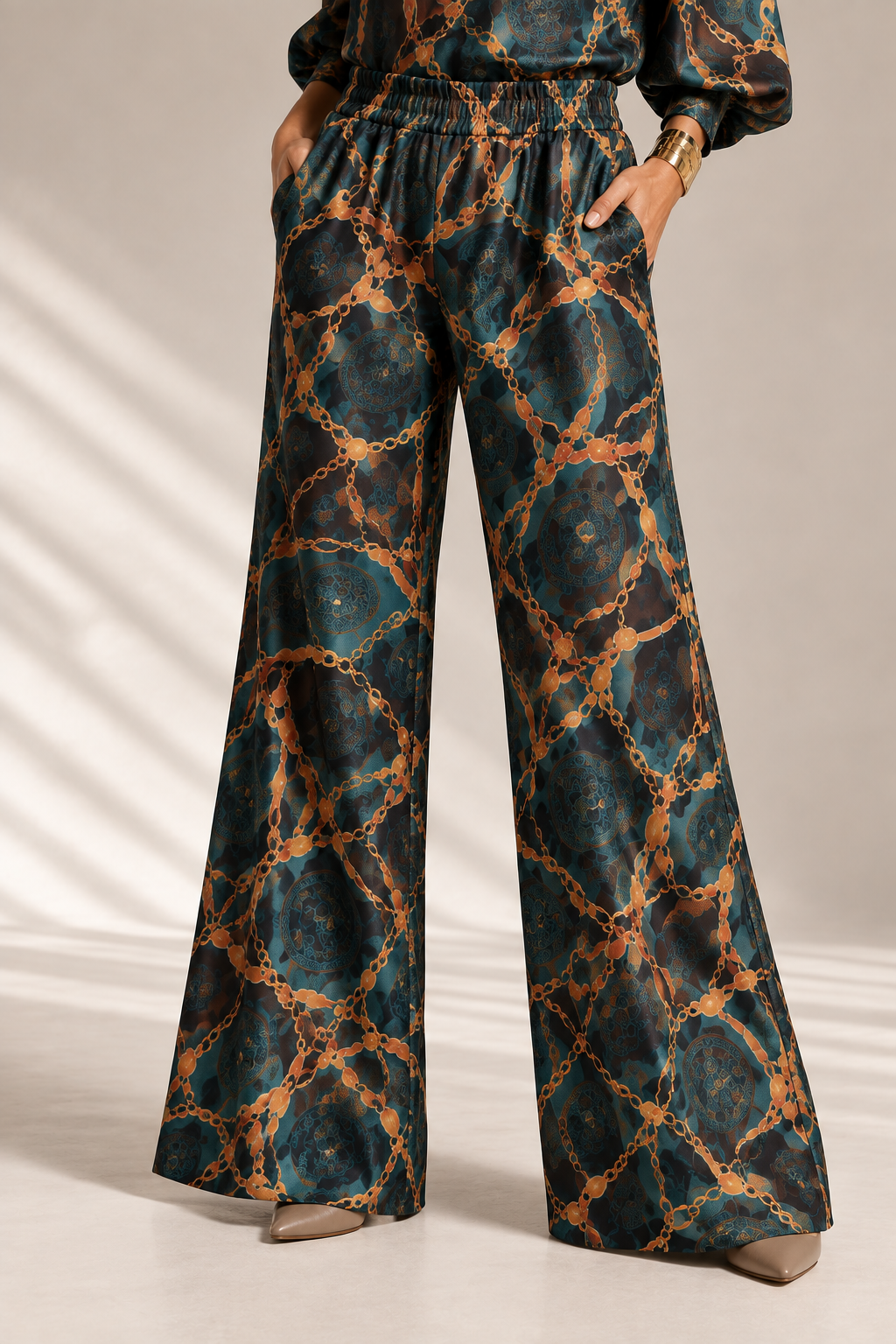 WIDE LEG  FANCY PANTS