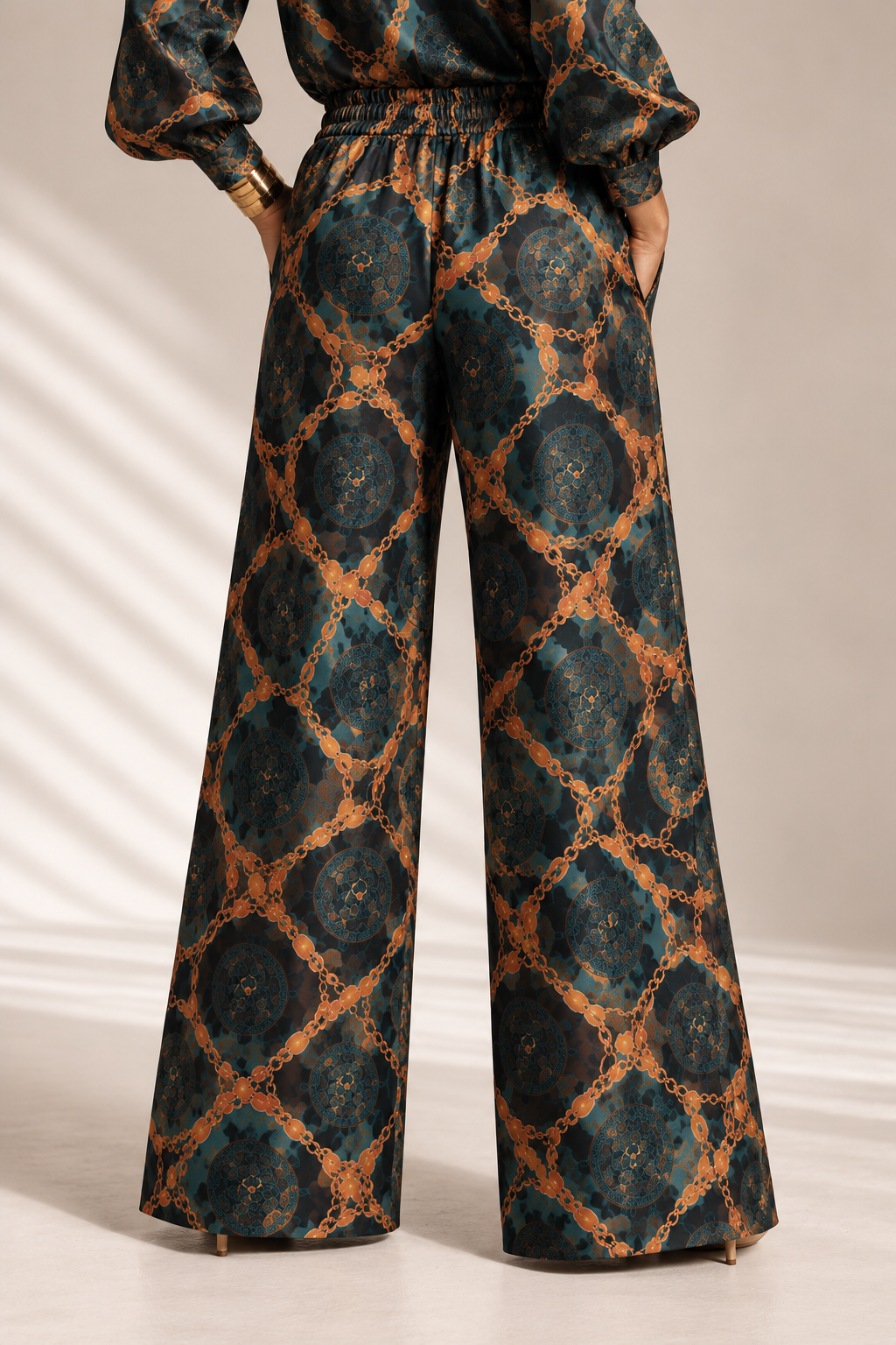 WIDE LEG  FANCY PANTS